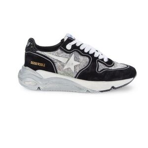 Golden Goose Women's Running Sole Glitter Suede Sneakers